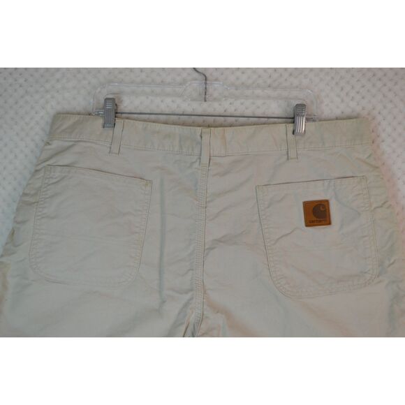 Carhartt Men's 40 Khaki High Rise Shorts - Picture 7 of 12